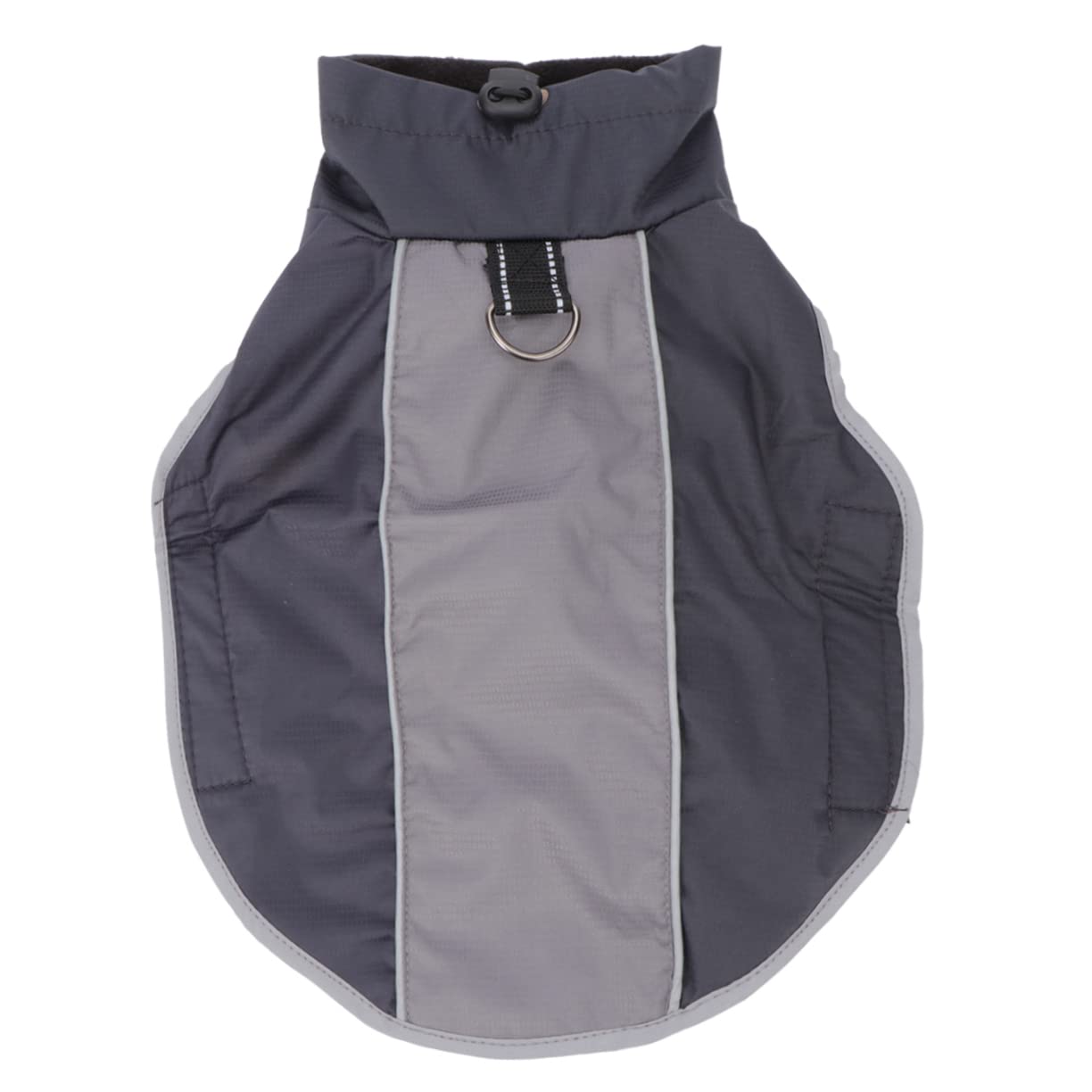 INOOMP 2pezzi Cappotto Invernale per Cani di Taglia s Giacca Calda per Cani con Fodera Imbottita e Dettagli Riflettenti Abbigliamento per Esterni Nero