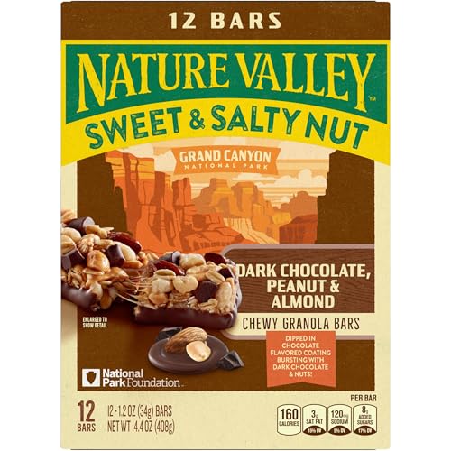 Image of Nature Valley Granola Bars, Dark Chocolate Peanut Almond, 12 ct, 14.4 OZ