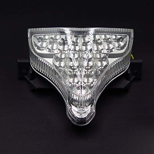 RUSIHO Motorcycle Integrated LED Tail Light Brake Turn Signal Blinker