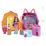 ¡A las pequeñas les encantará revivir la amistad tan especial que une a las muñecas Enchantimals en este dulce hogar!