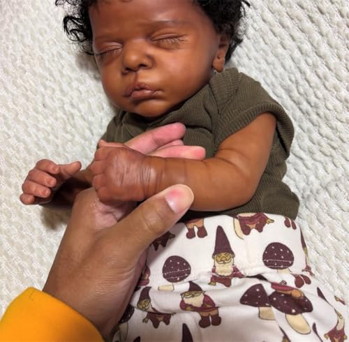 Muñeca Reborn Bebé Niño 48 cm Cuerpo Suave Realista miniatura 4