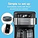 Hamilton Beach Works with Alexa Smart Coffee Maker, Programmable, 12 Cup Capacity, Black and Stainless Steel (49350) – A Certified for Humans Device
