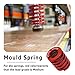 bociloy 2PCS 3D Printer Die Springs 30mm OD 35mm Length, Medium Load Compression Springs, 65Mn Steel Hot Bed Leveling Springs for Industrial Mould Die Spring Set, Red