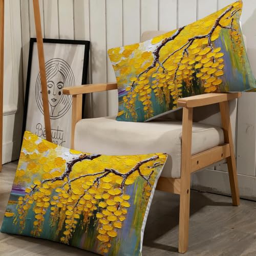 Parure de lit 160x200 cm avec housse de couette jaune AW9477