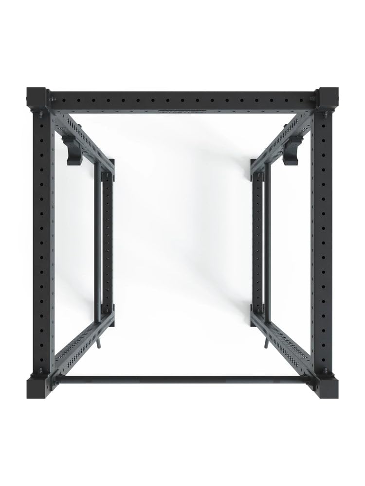 Atletica R8-Base2 Power Rack, 123 cm x 123 cm | Studioqualität, 3mm Stahl auf 75 mm Vierkantrohr, Basismodell