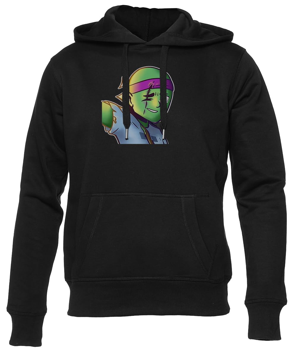 Newtee Diabolo Sudadera Unisex Negra para Hombre y Mujer Unisex Black Hoodie Men Women