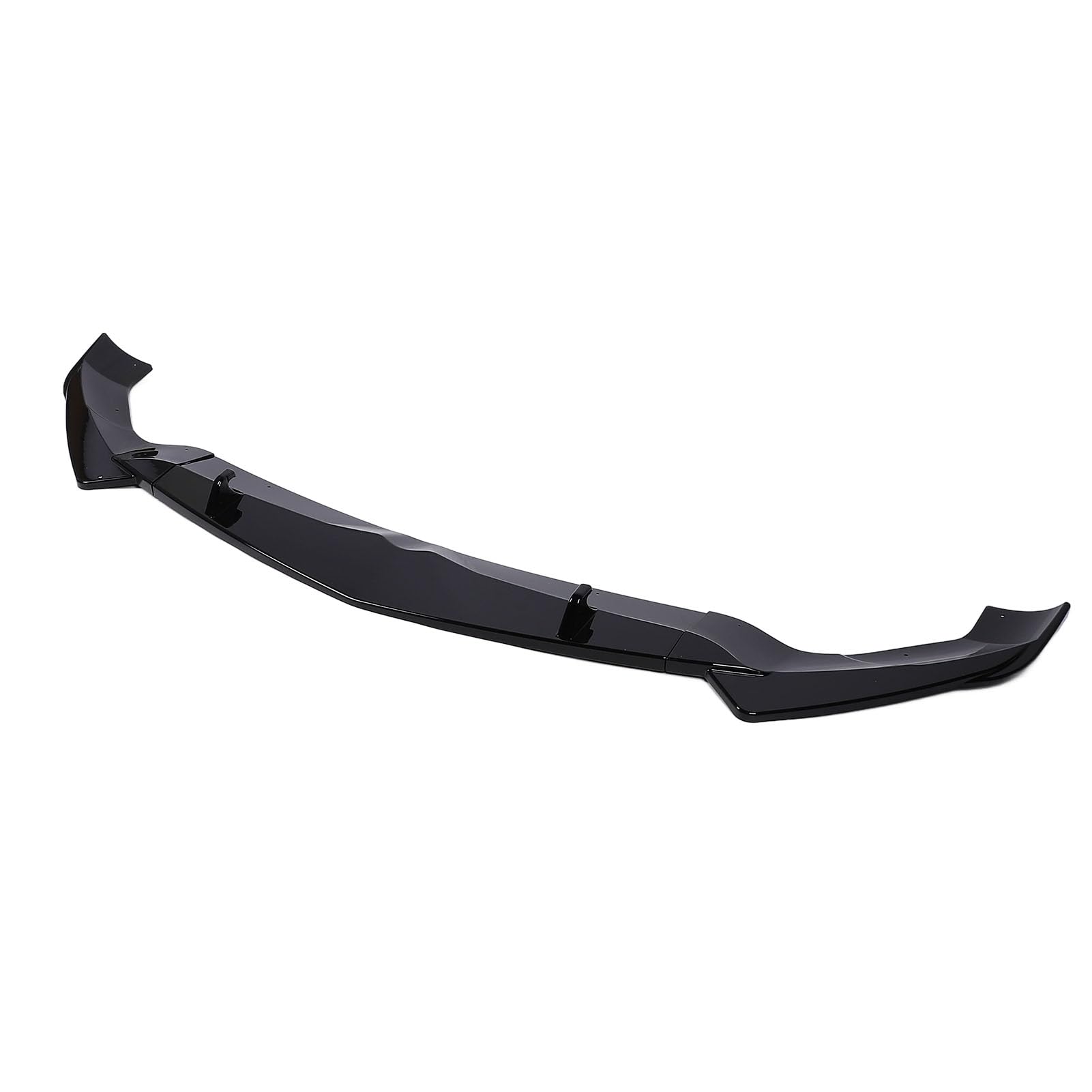 Frontstoßstangen-Lippenspoiler, Glänzend Schwarz, Frontstoßstangen-Lippenspoiler-Splitter für Stelvio 2017 und Später, Verbessert den Sportlichen Look, Unterstützt Aerodynamische Balance,