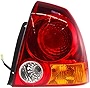 Evan-Fischer Tail Light Assembly Compatible with 2003-2005 Hyundai Accent Sedan Passenger Side