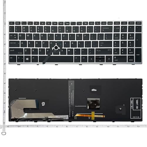 HP 750 G5/750 G6/755 G5/755 G6/850 G5/850 G6/855 G5/855 G6 Zbook 15U G5/G6用 US/RU/SP ノートパソコンキーボード(US with backlit)
