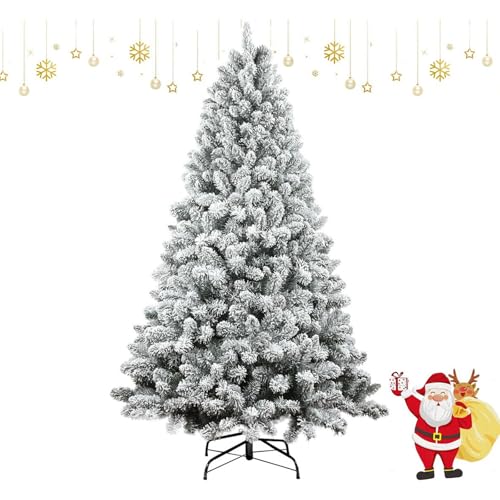 BEMMY Árvore De Natal, 1.8m 1000 Galhos Árvore de Natal Artificial Flocada de Neve. A única Loja Autorizada 'Bemmy-BR'