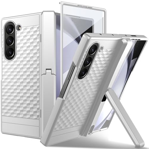 Coque Samsung Z Fold 6 anti-rayure avec support et protège charnière
