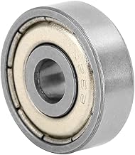 rolamento rígido de esferas de vedação, rolamento de esferas 634-zz fácil de usar rolamento rolamento rígido de esferas de aço simples durável para pista de sulco profundo (635-zz)