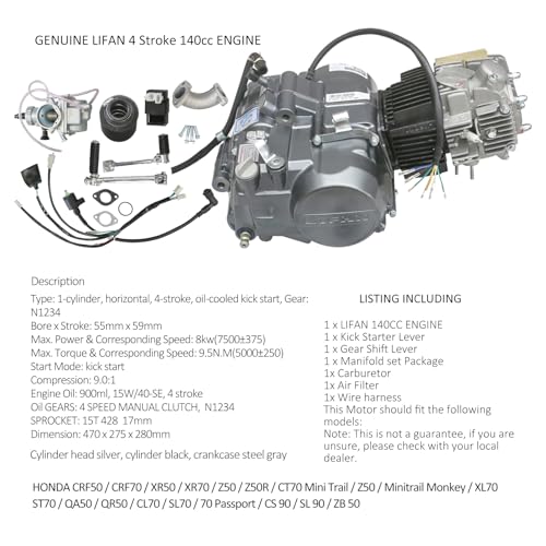 Zarko TT11 Mini Bike Engine