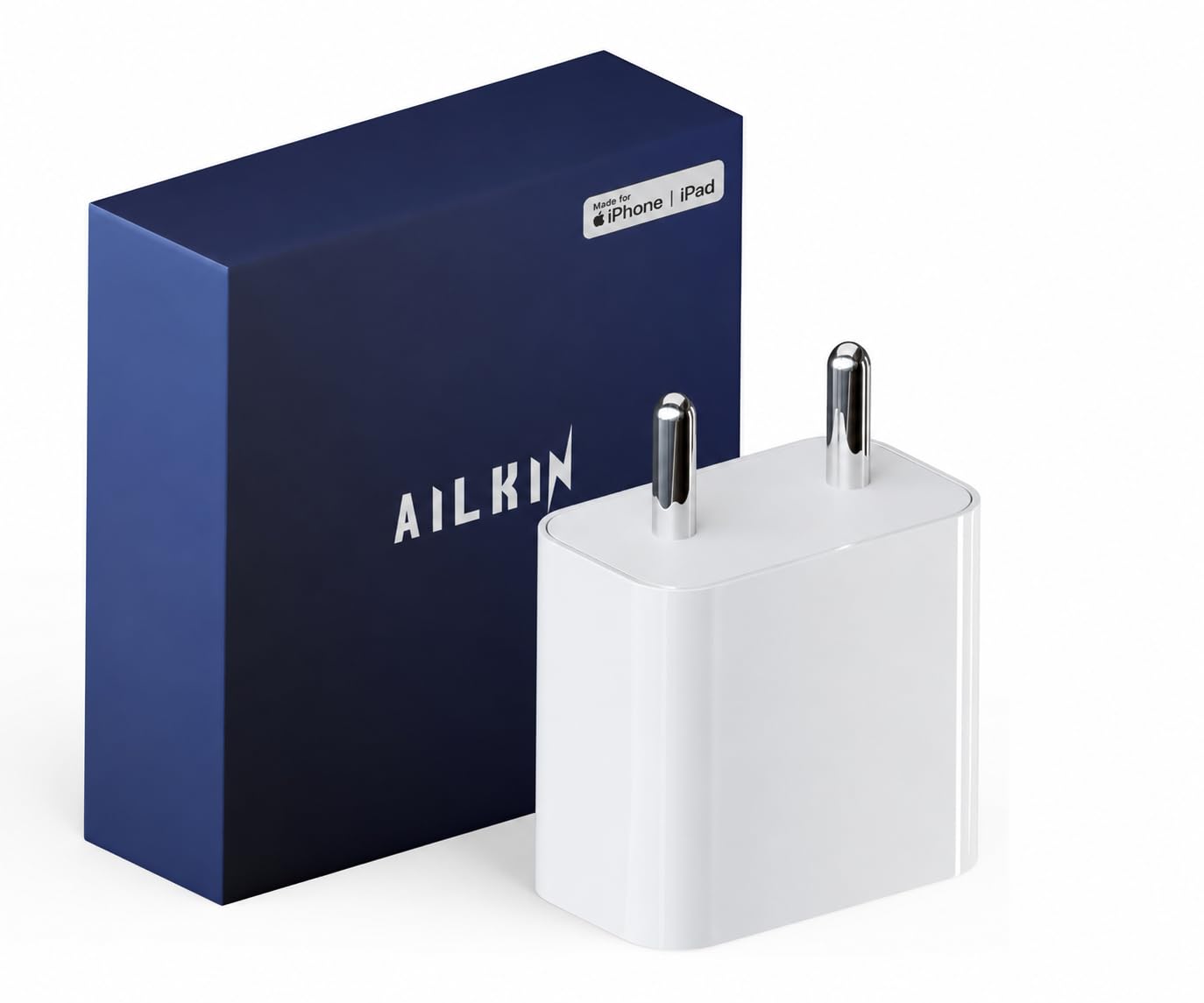 AILKIN 20W Type C Adapter [MFi Certified,2 Yrs Warranty] Compatible for iPhone 17 Air/17 Pro & Pro Max/iPhone 16/16e/16 Plus/16 Pro & Pro Max,15/14/13/12/11 Series with PD Fast Charging Adaptor-image-14