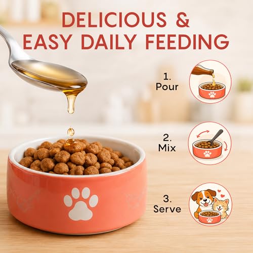 Image of Pups & Paws Omega 3 6 9 Skin & Coat Syrup for Dogs & Puppies, Salmon Oil for Healthy Skin & Shiny Coat, 200 ml