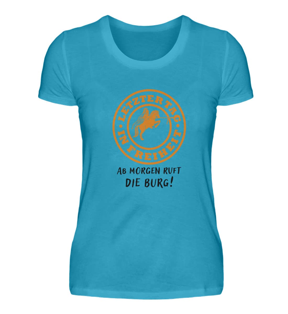 generisch Ginebra el último día en Libertad: Despedida de Soltera JGA – Camiseta de Mujer prémium Turquesa XL