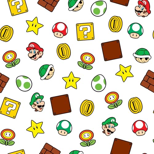 Nintendo Super Mario Peel and Stick Wallpaper by RoomMates RMWS1226