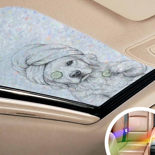Película para ventana gris con diseño 3D de animales miniatura 5