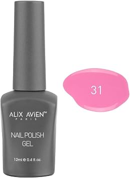ALIX AVIEN Uv Kal c   eker Pembe Jel Oje 31 - Gel Polish - 12 ml