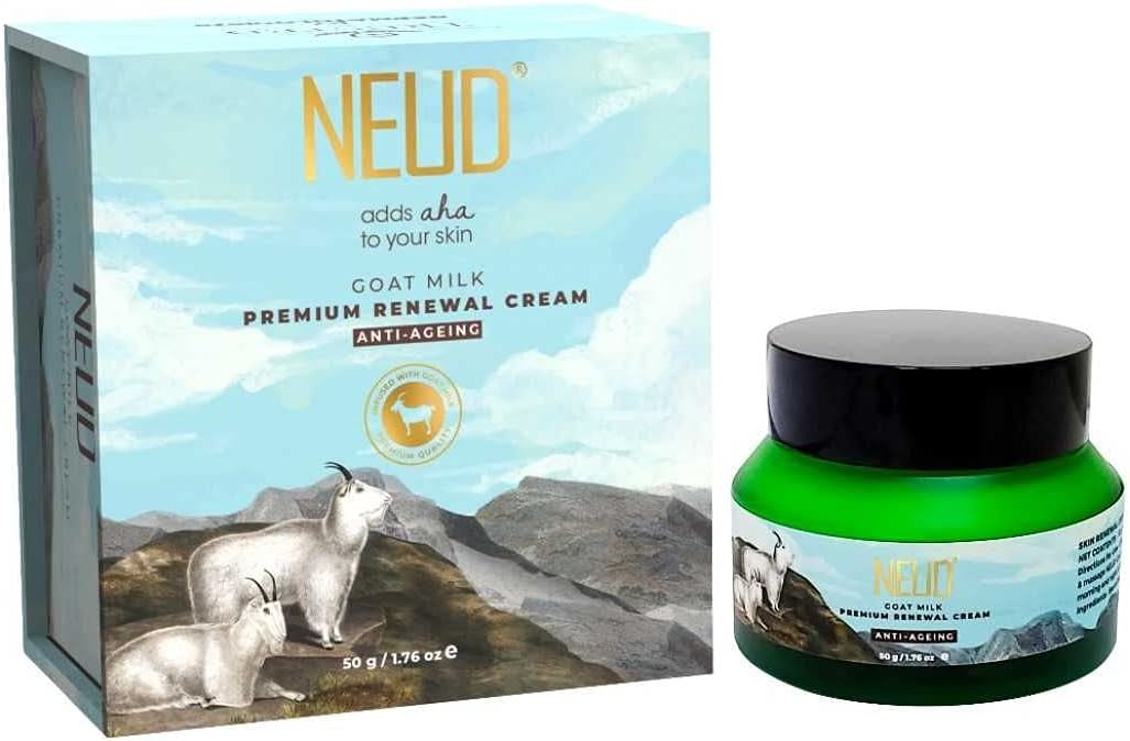 NEUD Goat Milk Premium Renewal Cream for Men & Women, 50 g