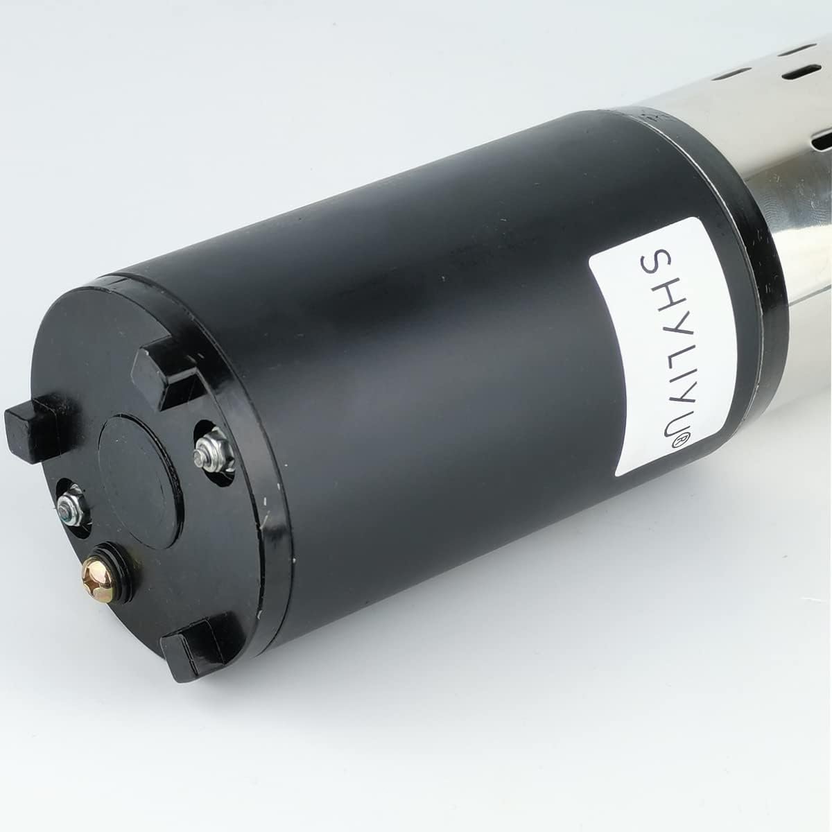 Solar Submersible Well Pump Deep Well Pump Stainless Steel Submersible Pumps DC 12V 200W 1" Outlet Bore Pumps High Lift Pressure Booster Pumps 40M/131ft Agricultural Irrigation Garden Home