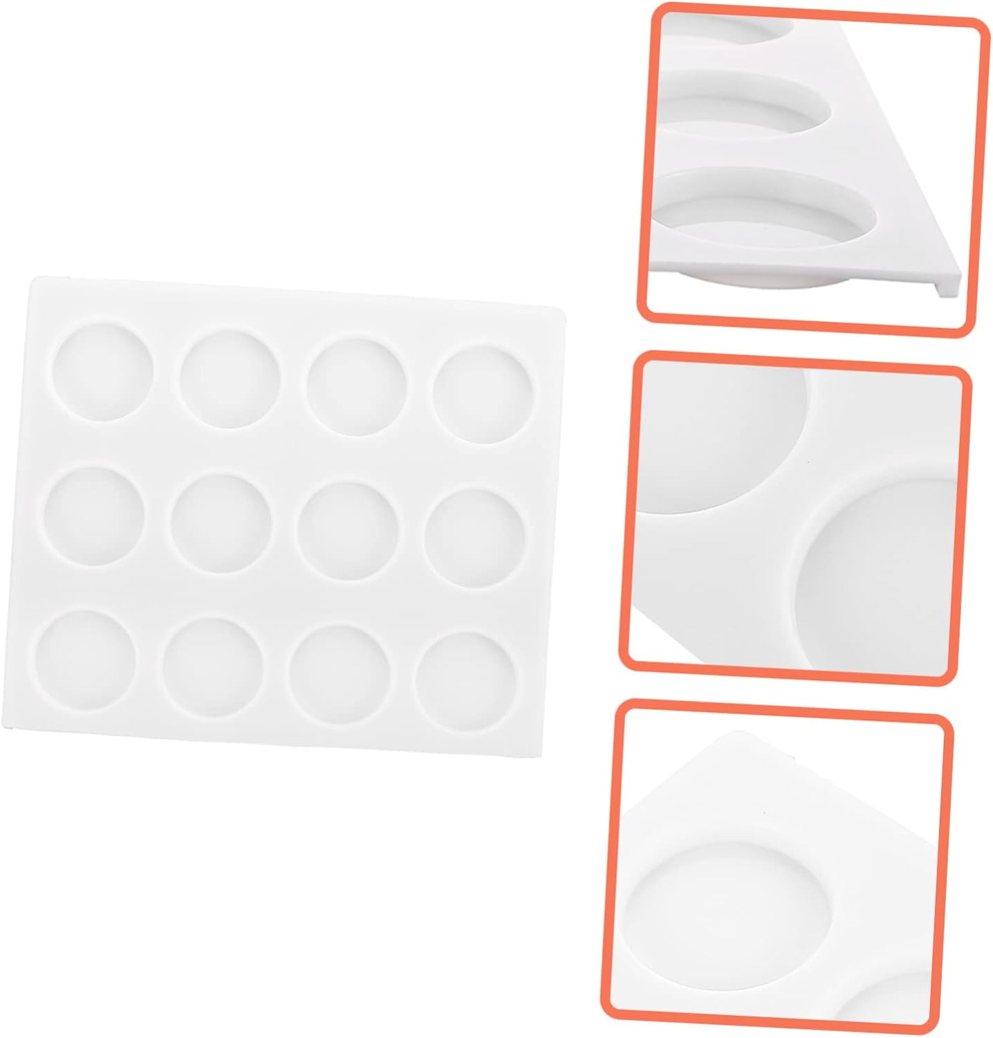 12-Cavity Silicone Wax Seal Stamp Mold for DIY Craft Making Sealing Wax Tools for Beginners Flexible and Easy to Use for Scrapbooking and Wrapping