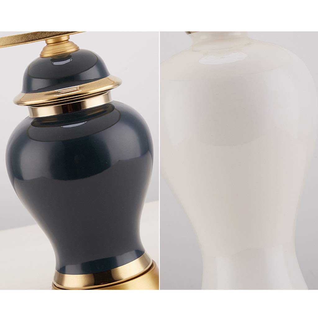 Lampka nocna Ceramiczna lampa biurkowa E27 Lampa stołowa Lampa biurkowa, Lampka nocna do sypialni Energooszczędna lampka do czytania