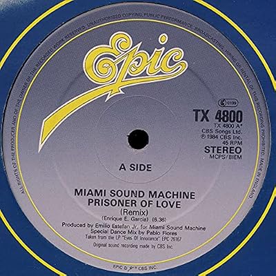MIAMI SOUND MACHINE - PRISONER OF LOVE - 12 inch vinyl