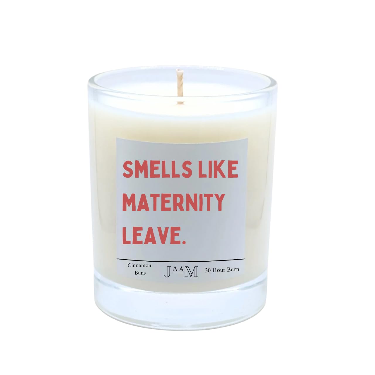 New Baby Candle Gift Set - 200ml Soy Wax Scented Candle for Maternity Leave Gifts. Mum to Be (Fluffy Towels)