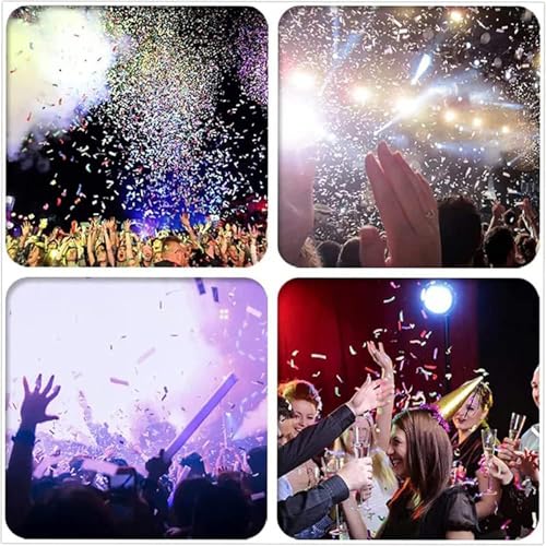 Máquina de cañón de confeti Máquina lanzadora de cañones de confeti Cañón remoto/DMX led para bodas, fiestas, espectáculos en el escenario