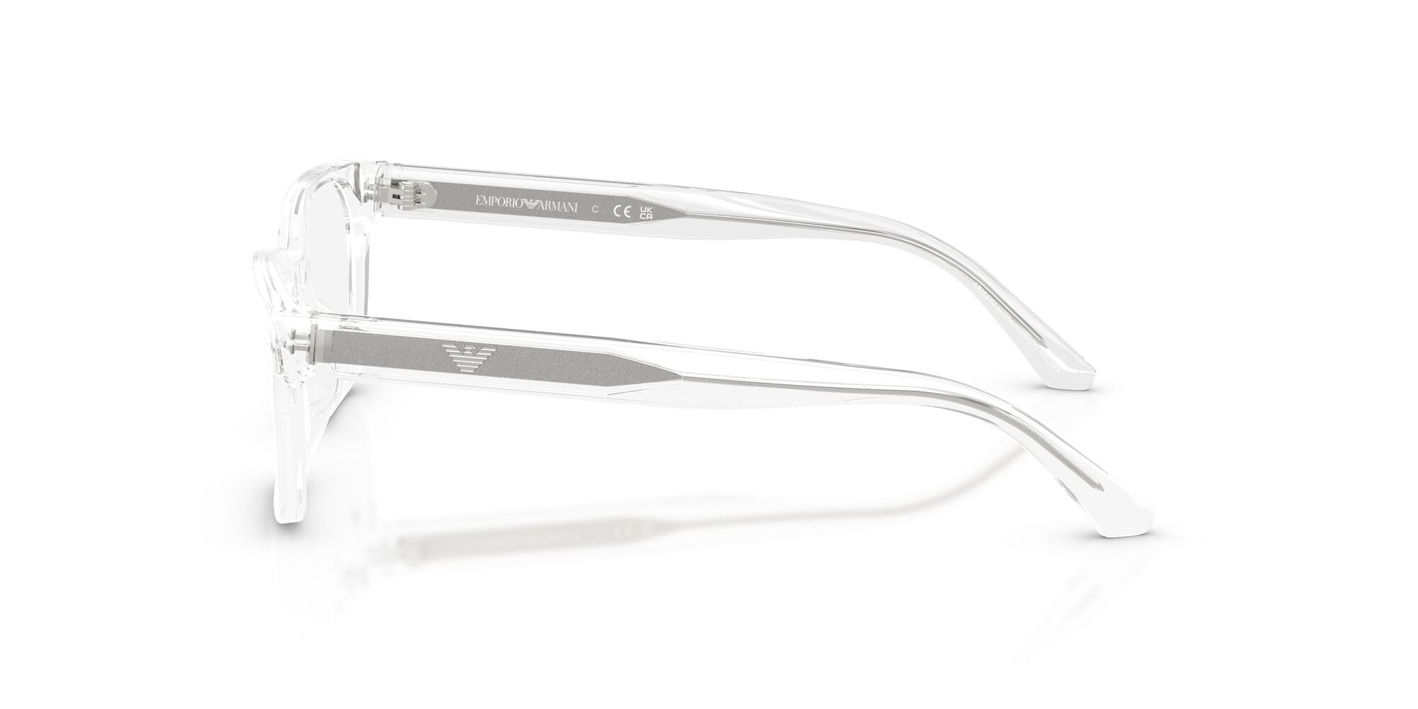 Emporio Armani mens Ek3013u Universal Fit Rettangolare Occhiali da vista