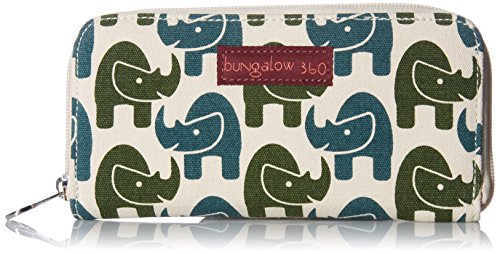 Bungalow 360 Zip Around Wallet (Rhino)
