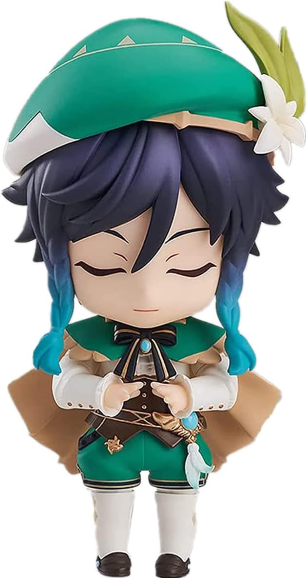 Sonsoke Genshin Impact - Figura de anime Venti Q versión figuras de acción, figura de juguete, modelo de personaje, figura de juguete, figura de cosplay regalo de 10 cm