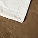 Amazon Basics Mikrofaser Wendedecke Kuscheldecke aus Sherpa, 127 x 152 cm, Braun