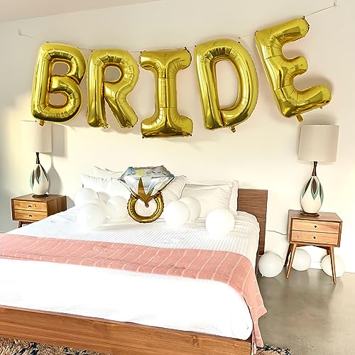 Image of Letter Balloons Gold Party Balloon - 40 Inch Large Gold Letter R Balloon, Letter Balloon Birthday Decorations, Balloon for Women Men Anniversary Party Decorations Supplies