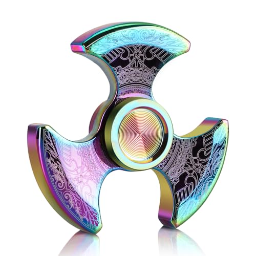Coolden Fidget Spinner Metal Fidget Toys Focus Hand Spinner Leise 3-5Min Hochwertig Anti Stress Sensorisches Spielzeug Cool EDC Hand Kreisel für Büro Schule Geschenk für Kinder Erwachsene Bunt Coolden Fidget Spinner Metal Fidget Toys Focus Hand Spinner Leise 3-5Min Hochwertig Anti Stress Sensorisches Spielzeug Cool EDC Hand Kreisel für Büro Schule Geschenk für Kinder Erwachsene Bunt