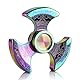 Coolden Fidget Spinner Metal Fidget Toys Focus Hand Spinner Leise 3-5Min Hochwertig Anti Stress Sensorisches Spielzeug Cool EDC Hand Kreisel für Büro Schule Geschenk für Kinder Erwachsene Bunt