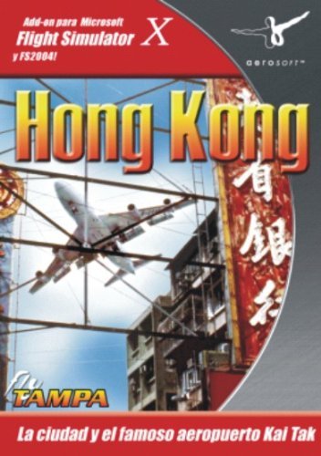 Extension de Flight Simulator Aeropuerto de Hong Kong "Kai Tak" PC FS-X y 2004, en Español.