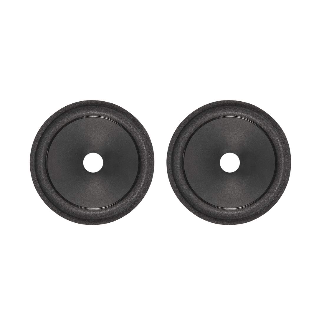 uxcell 3.5" Paper Speaker Cone Subwoofer Cones Drum Paper 0.5" Inner Diameter with Foam Surround 2 Pcs