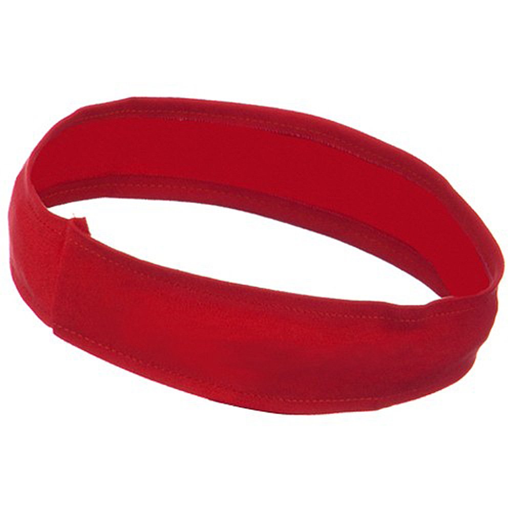 e4Hats.com Stretchable Brushed Twill Hat Band - Red, 11 Inches, OSFM