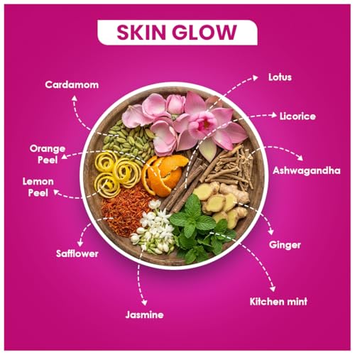 Image of BLUE TEA - Skin Glow Tea - 30 Tea Bags - Plant Based | SKIN NOURISHMENT | Detox Tea - Antioxidants Support - Flower Based - Herbal Tea - Caffeine Free | Zipper pack