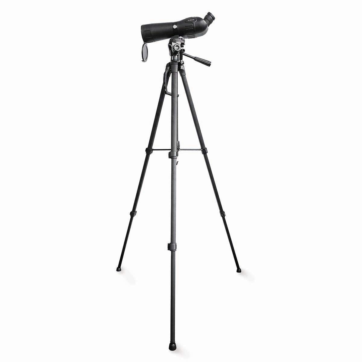 Scope Spotting | Range di ingrandimento: 20-60 | Diametro della lente dell'obiettivo: 60 mm | Campo visivo: 38 m | Correzione diottrica | Borsa da viaggio inclusa | Nero