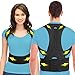 SOMAZ Posture Corrector for Men Women Kids, Adjustable Back and Shoulder Brace for Rounded Shoulders (M)