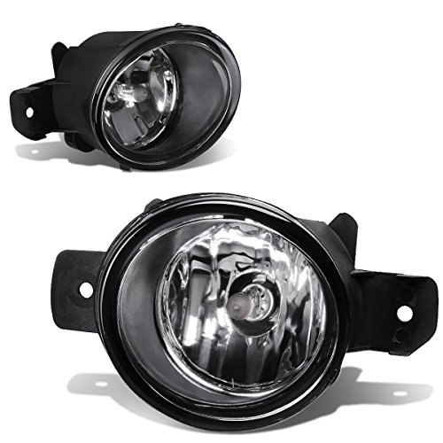 Auto Dynasty Fog Lights Assembly Compatible with 2007-2016 Altima / 2013-2016 Pathfinder Front Bumper Driving Fog Lamps, Driver and Passenger Side, Clear Lens
