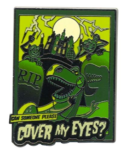 Disney Parks Haunted Mansion Toy Story Rex Cover My Eyes! Pin Haunted Mansion
