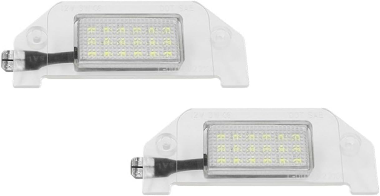Car LED License Plate Number Lights Compatible with Chrysler 300 2005-2014 & Sebring 2007-2010 Compatible with Dodge Charger Challenger Magnum Avenger