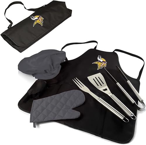 Vista 18 de Picnic TIME NFL BBQ Delantal Tote Pro Grill Set