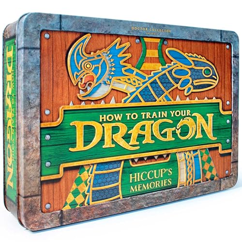 Cómo entrenar a tu dragón: caja de lata con mapas y accesorios de película