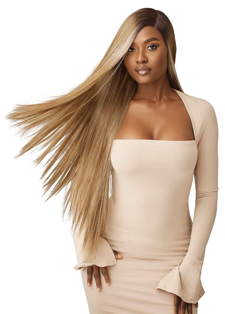 Outre Lace Front Wig - Sleeklay Part - Deep C Lace Part - Korai (3DRFF BUTTERY BLONDE)