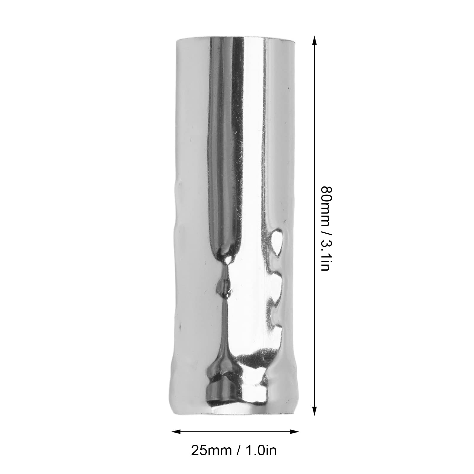 10 Tubi Portalampada A Candela E14 In Ferro – 25x80 Mm, A Strappo, Per Lampadari Di Cristallo E Luci Fai Da Te